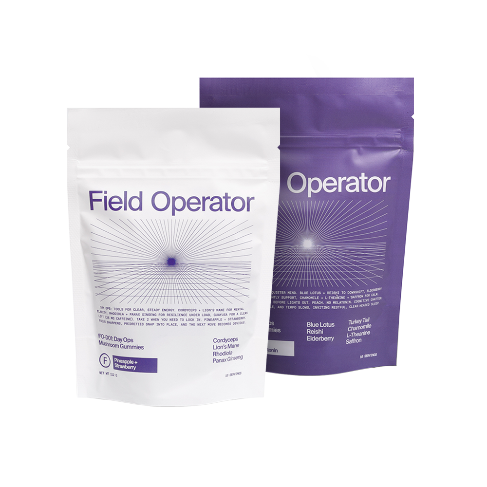 Field Operator Day and Night Mushroom Gummies Bundle | Secret Nature