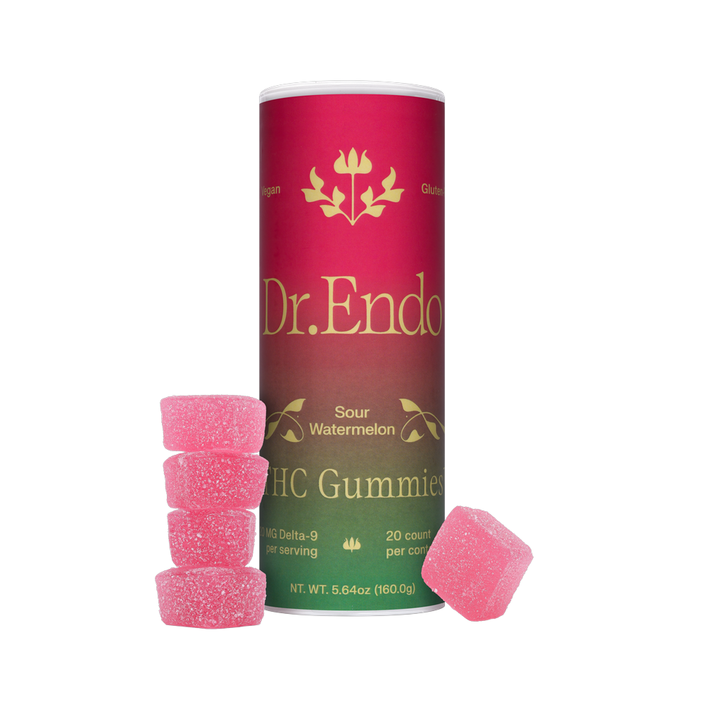 Sour Watermelon Gummies | Live Resin CBD | Secret Nature