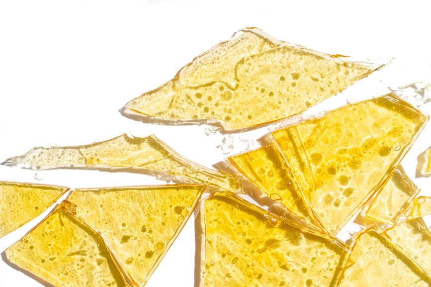 Delta 8 Shatter vs. CBD Shatter vs. THC Shatter - Secret Nature