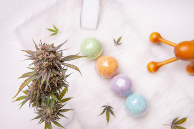 How to Make Bath Bombs with CBD Flower