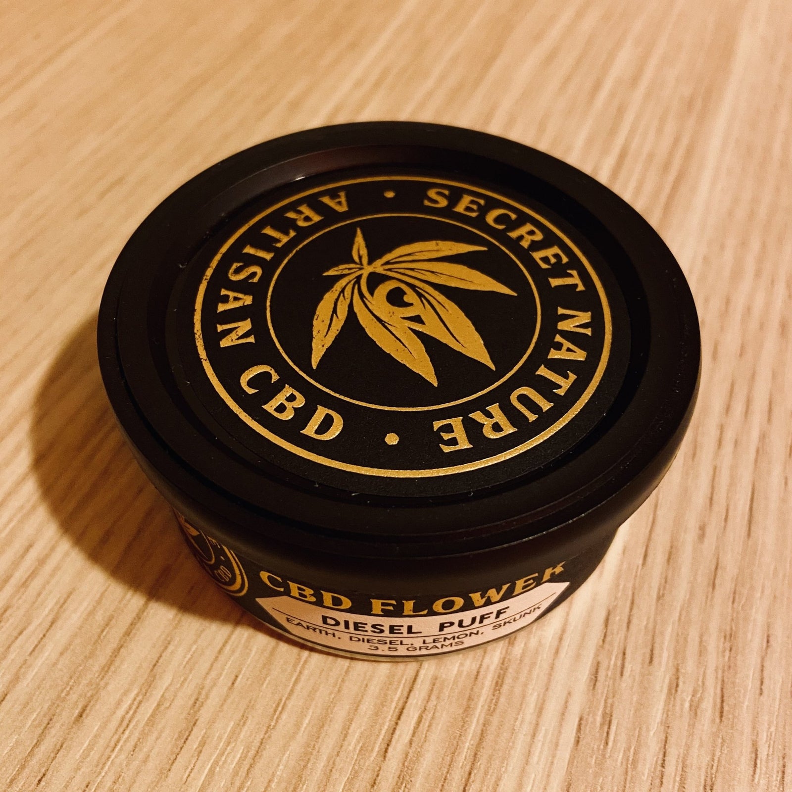 Secret Nature Diesel Puff CBD Flower 3.6g Honest Review - Secret Nature
