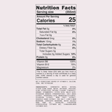Cali Sun Paradise nutrition facts and ingredients