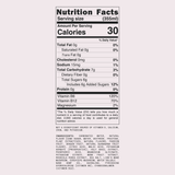 Cali Sun Soursop nutrition facts and ingredients