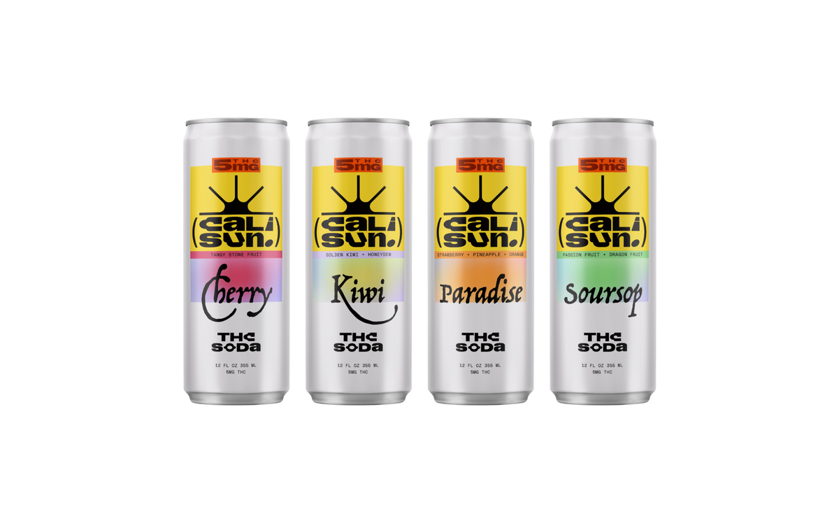 Cali Sun Future Soda 6-Pack — 5mg THC hemp soda