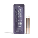 front of Secret Nature CBD two-pack pre-rolls packaging
