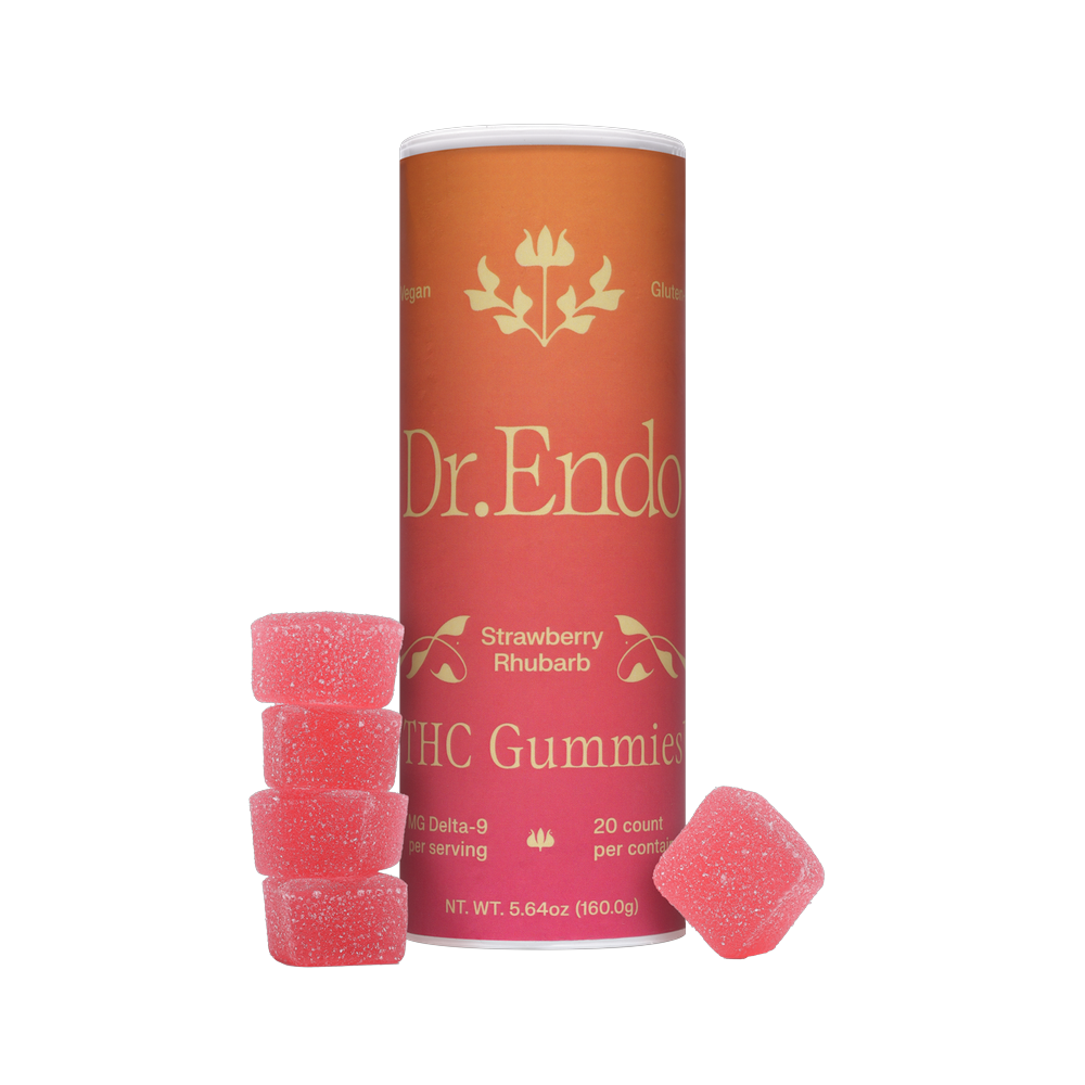 Strawberry Rhubarb Boost THC Gummies