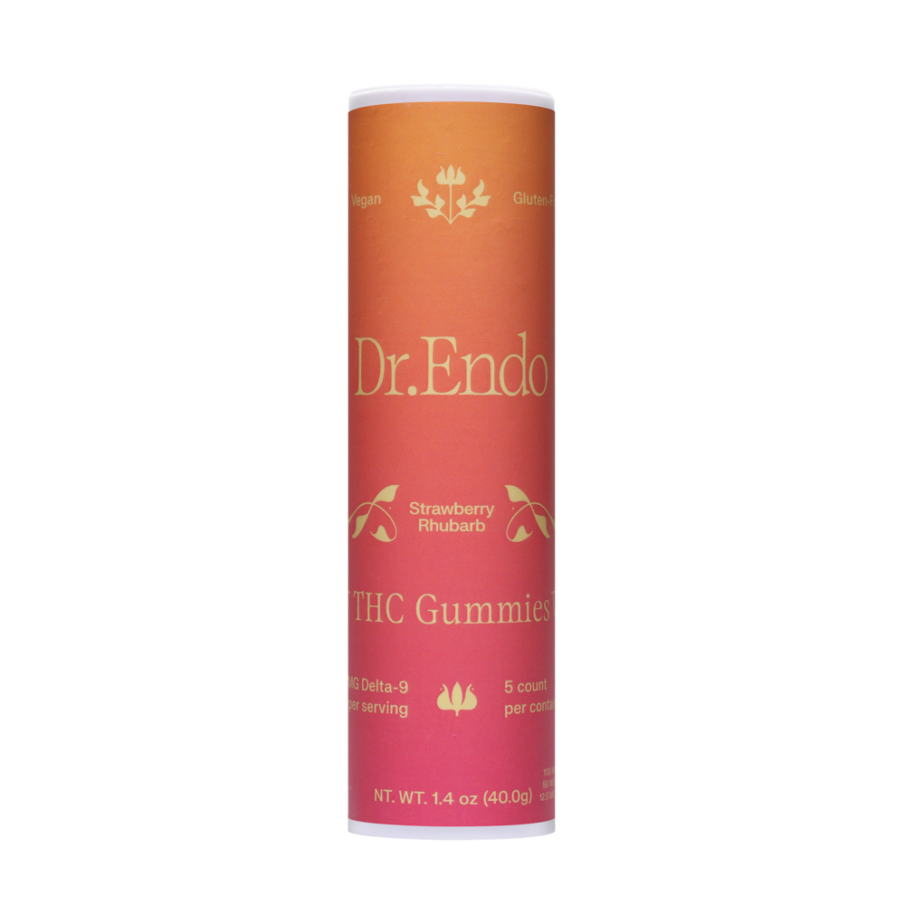 Strawberry Rhubarb CBD Gummies | Live Resin | Secret Nature