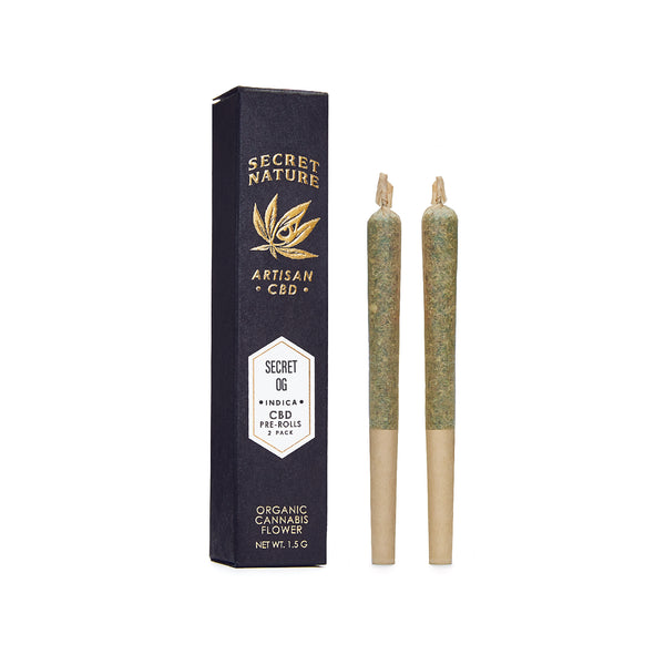 Secret OG 2 Pack CBD Pre-Rolls