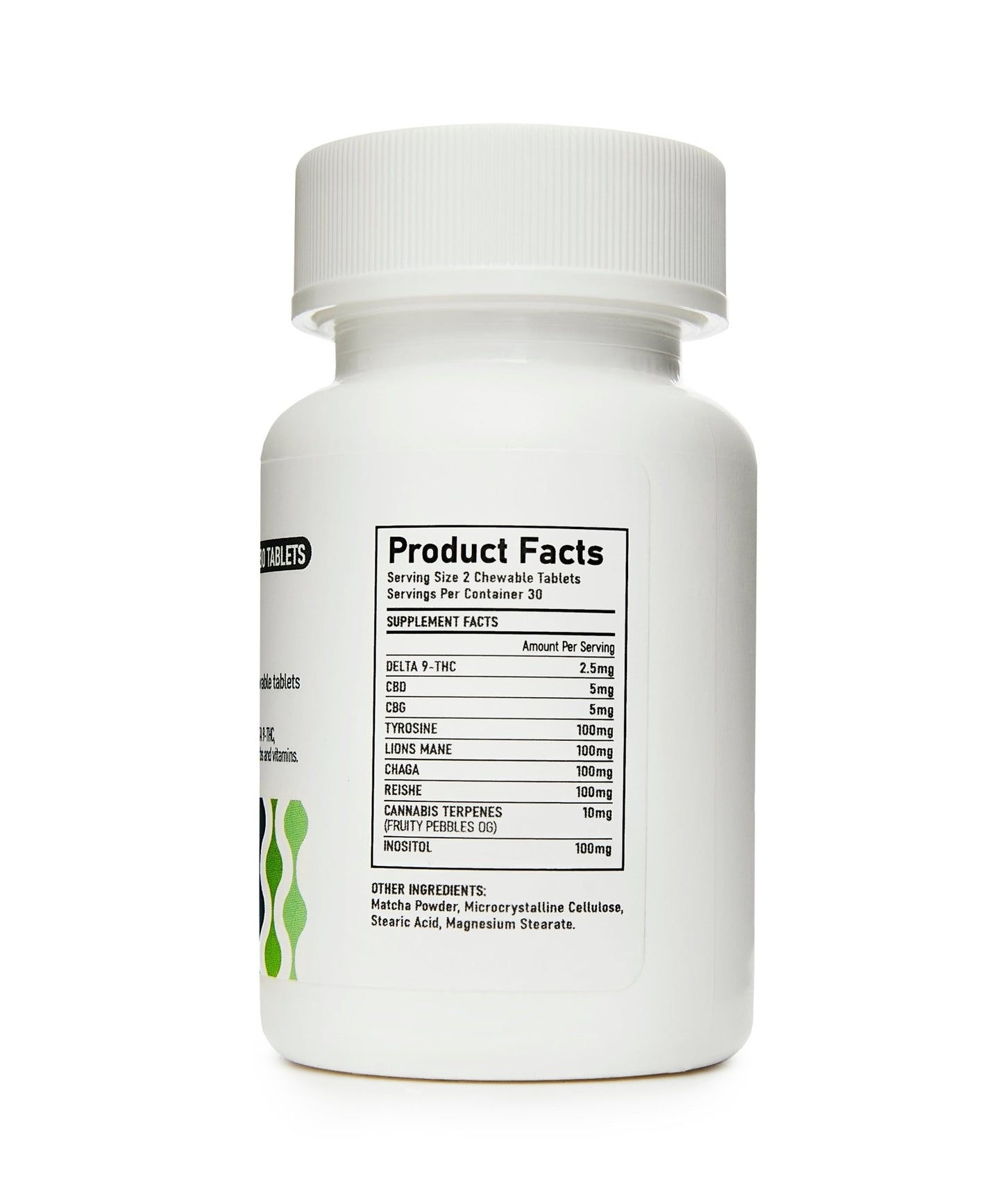 delta-9 microdose tablets container close-up