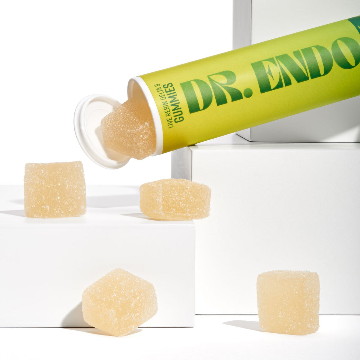 Sour Apple Smackers THC gummies with packaging and contents
